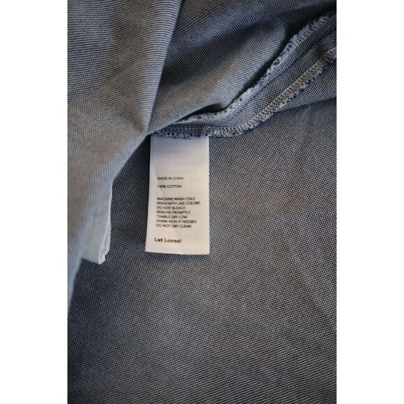 Kate Spade Saturday 4CMU1348-439 Women's Sz 6 Blue Pleated Trapeze Dress - Picture 4 of 10